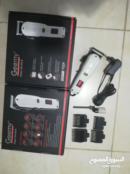 ماكينه الحلاقه شعر الراس و اللحيه جيمي شحن مع شاشه رقميه LCD حلاقة ماكنه الحلاقة حلاقه