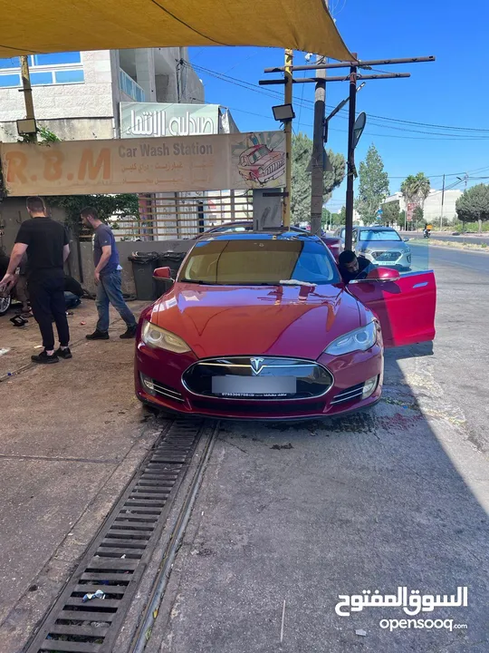 تسلا مودل s85 فحص اربعة جيد فل اضفات