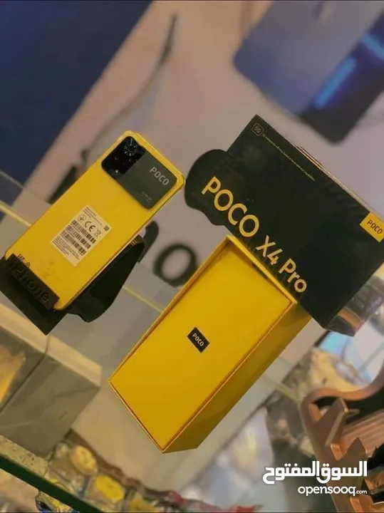 مستعمل اخو الجديد poco X4pro 5G جيجا 256 أغراضة والكرتونه الأصلية متوفر توصيل