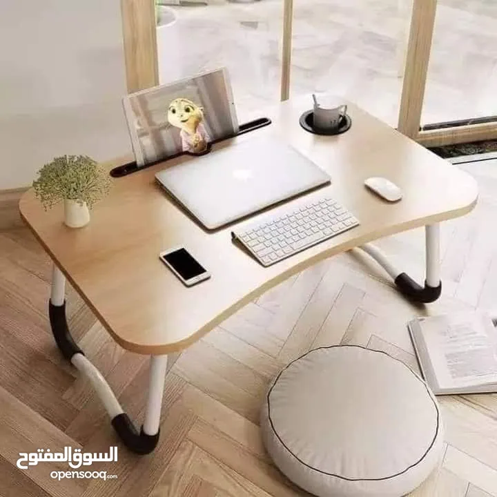 طاولة خشب طوي ل الدراسه وللشغل والابتوب ومتعددة الاستعمال