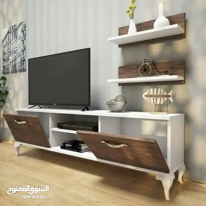 ميز بلازمه تركي مع رفوف