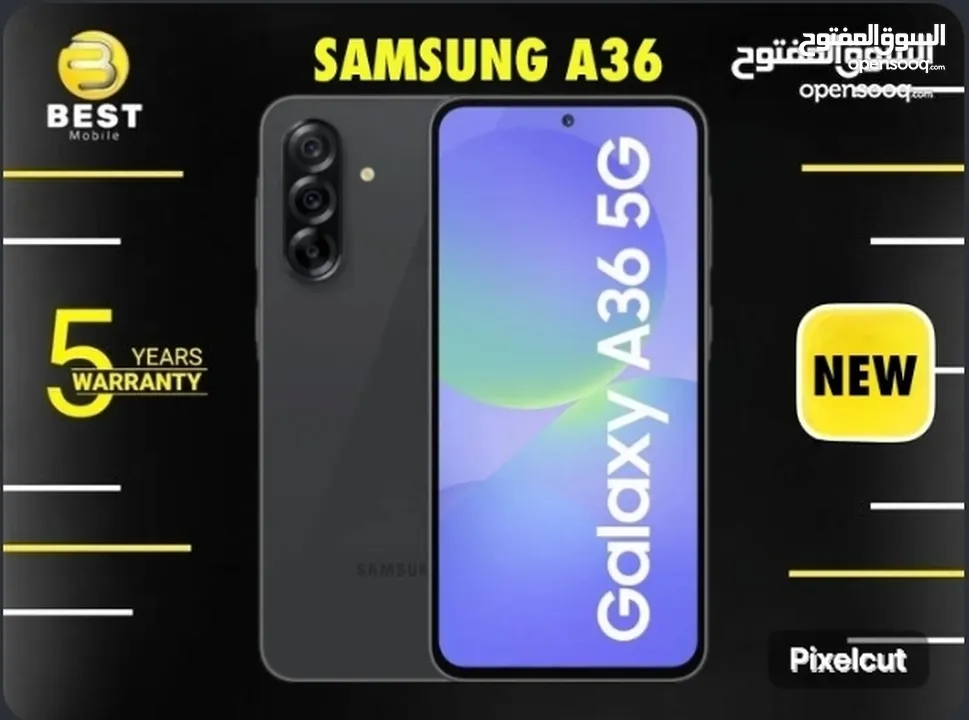 جديد الأن بسعر مميز سامسونج اي 36 // samsung A36 256G 16G Ram new