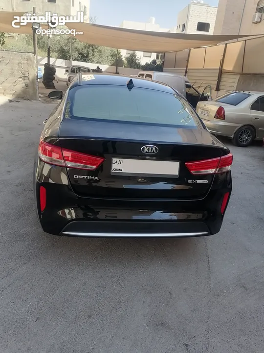 كيا اوبتيما KIA Optima 2017 لون اسود بحالة الوكاله استخدام شخصي البيع كاش