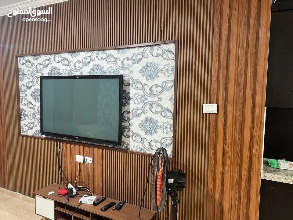 شقه مفروشه للايجار في الارسال قرب مفروشات الرونق لموظفين