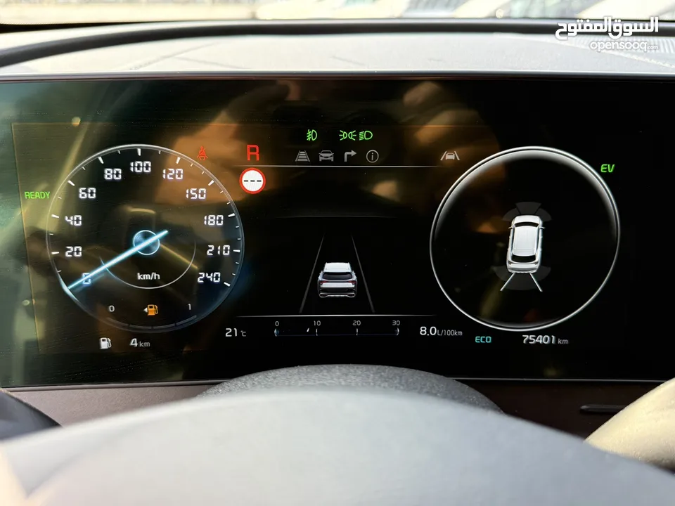 كيا سبورتاج GT Line ترخيص 2022 محرك 1600 هايبرد  جير أوتوماتيك 240 حصان