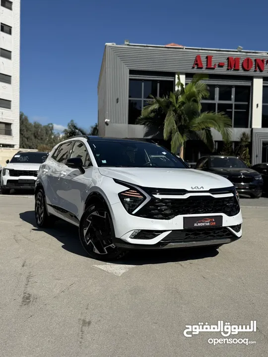 كيا سبورتاج GT Line ترخيص 2022 محرك 1600 هايبرد plug in/يقطع على الشحنه 65 كيلو متر  271 حصان