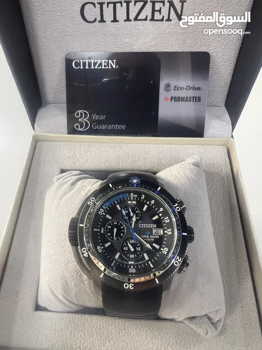 Citizen watch for diving