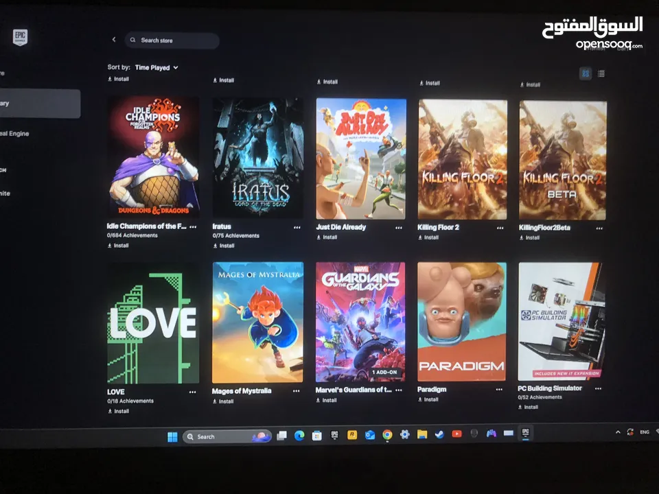 حساب ايبك قيمز وحساب فورت نايت سيزون ثالث وطور الزومبي  للبيع بسعر مرتب
