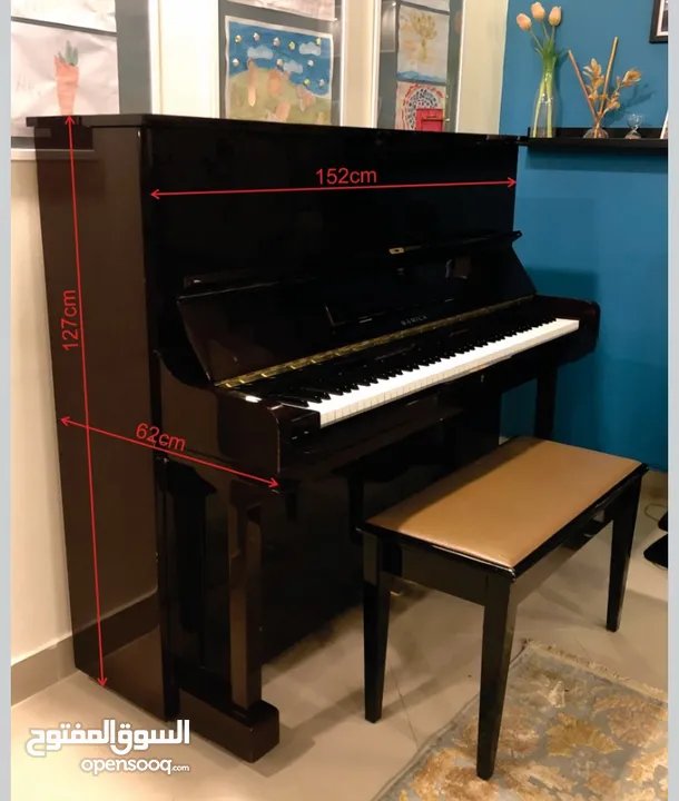 بيانو خشب وتري upright piano - (232481950) | السوق المفتوح