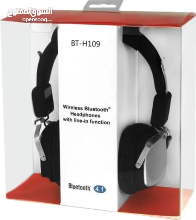 سماعة هدفون بلوتوث ممتازة  wireless bluetooth headphones BT-H109