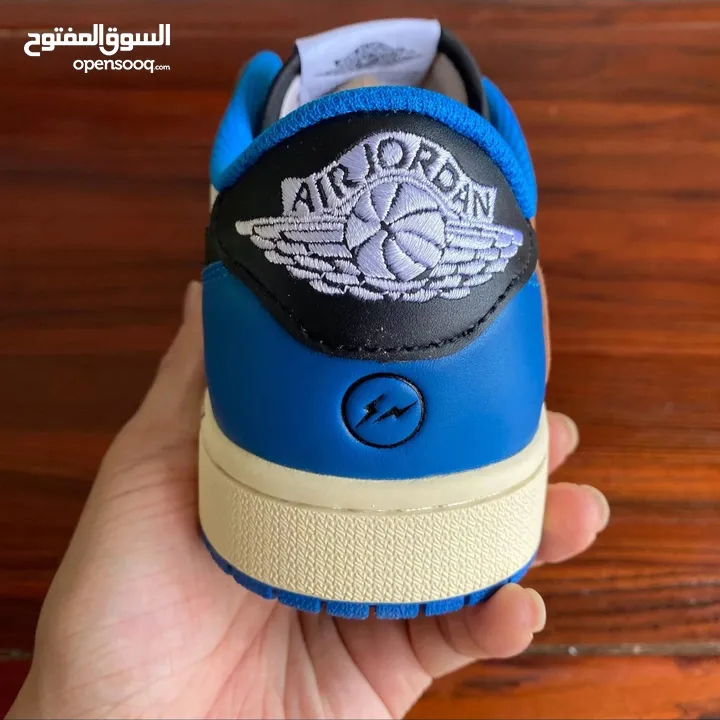 شوز إير جوردن 1 ترافيس سكوت X فريغمنت' shoes nike Jordan 1 Retro Low  Fragment x Travis Scott  حذاء