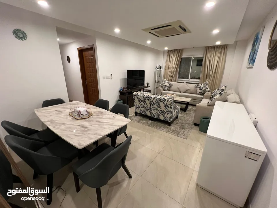 For rent, a new furnished apartment overlooking the sea, Al Ghubrah