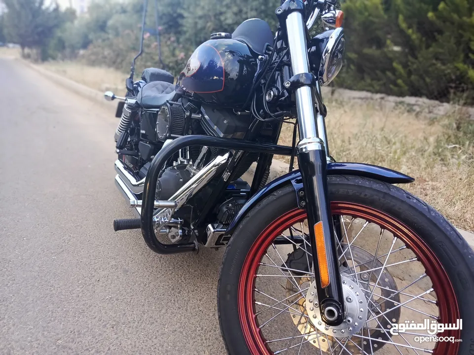 Harley Davidson street bob 2013.1700ccبحاله الوكاله