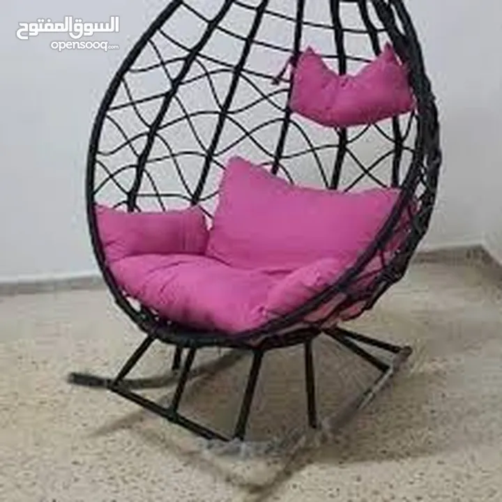 انتباه الاسعار ولا بالأحلام  مرجيحة هزاز عش البلبل سعرها_40_دينار_شامل _الفرش_ هدية