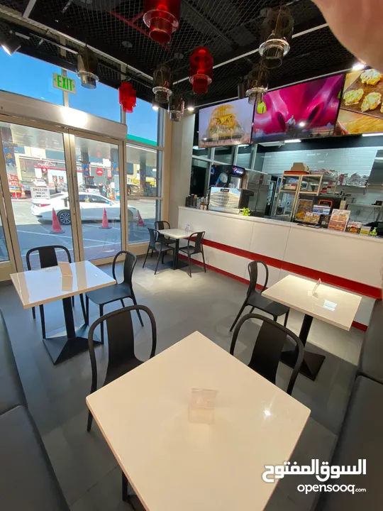 Restaurant for rent and Sell, inside a famous and high traffic petrol station with residential areas
