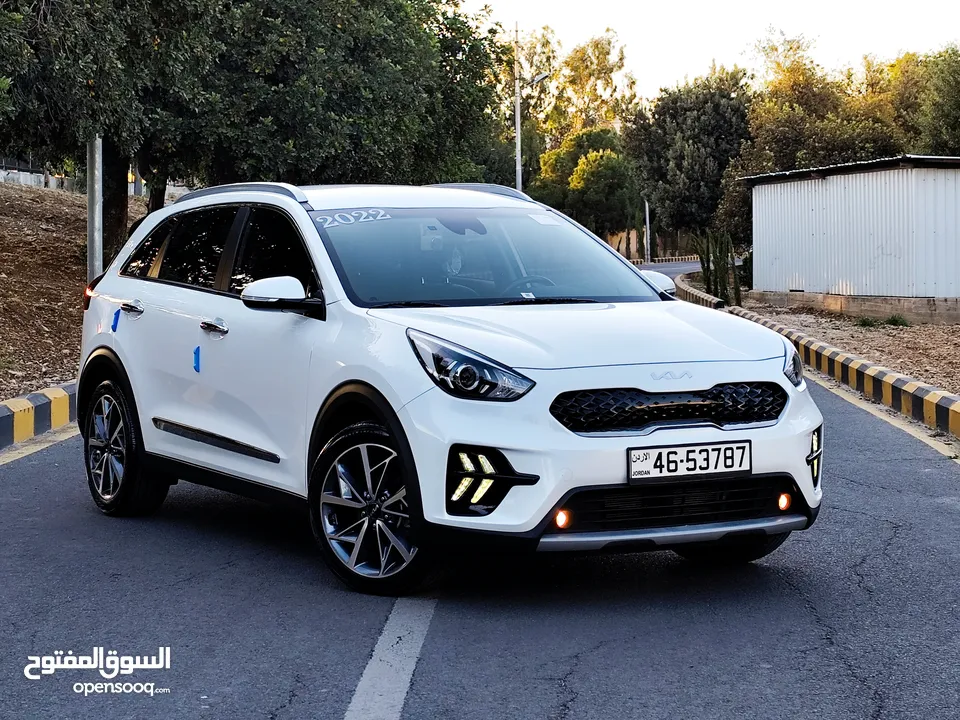 كيا نيرو 2022 KIA NIRO HYBRID جمرك جديد وارد كوري فحص كامل بحالة الوكالة