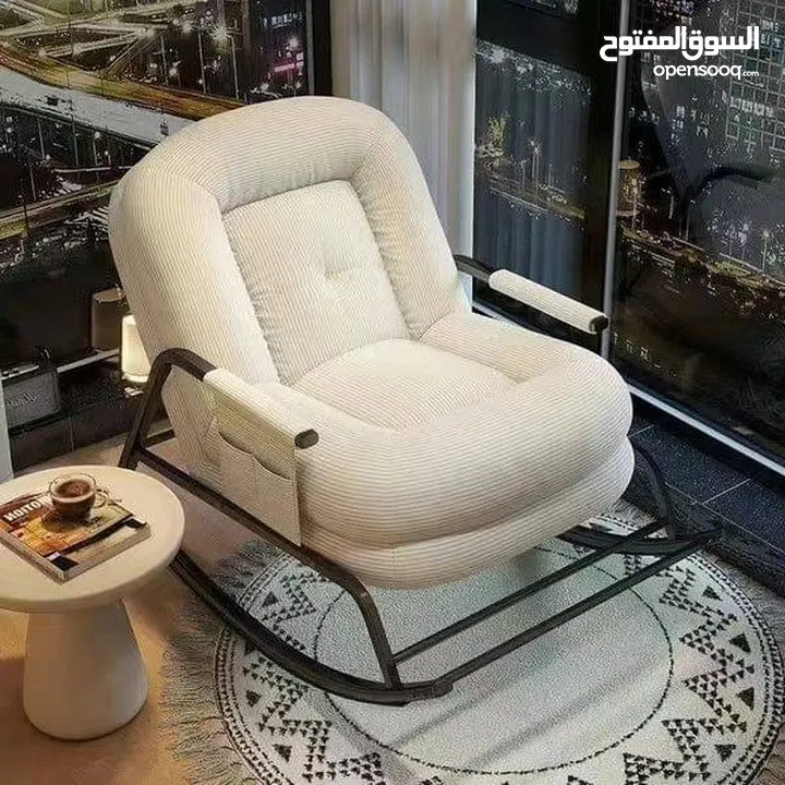 كنبة هزازة طبية موديل 2025متوفرة ب 3 الوان : اسود. رمادي. بيج رفيقكم المثالي لجلسة لا مثيل