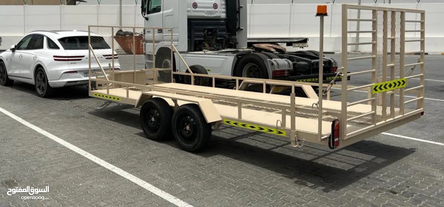 heavy duty supplies transportation trailer