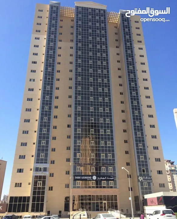 شقة سكنية للايجار فى Byblos complex السالميةقطعة9 الدور13- Sea view