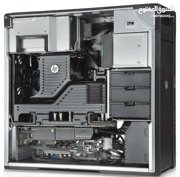 كمبيوتر وورك ستيشن جبار بمعالجين، رام 128جيجا، للأعمال الهندسية والتصميم