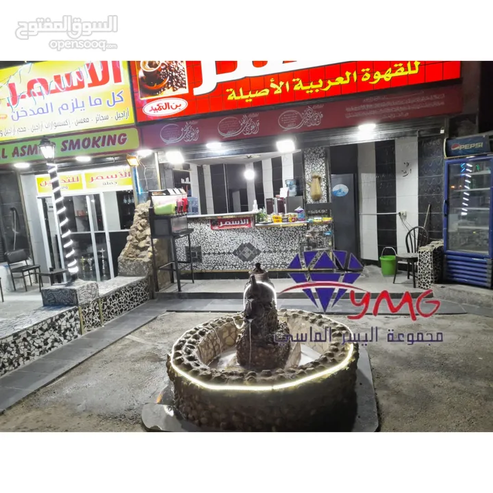 محل قهوه ومعسل للبيع في شفا بدران