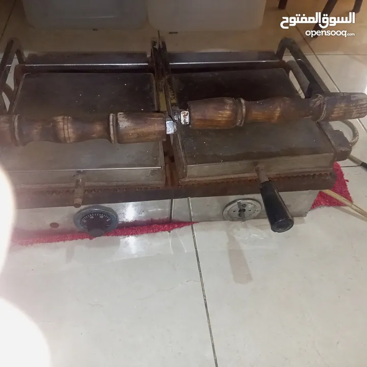 جرل  شواية يعمل بالكهرباء هيفي ديوتي للمطاعم مزدوجة من الاعلى والاسفل وجسم مقاوم للحرارة