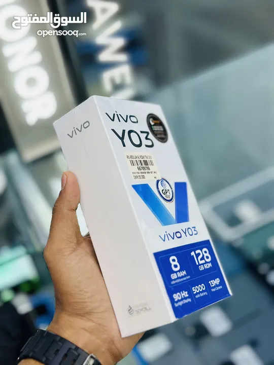 Vivo  Y03 128/8 gb 5000mAh battery brand new one year warranty excellent phone