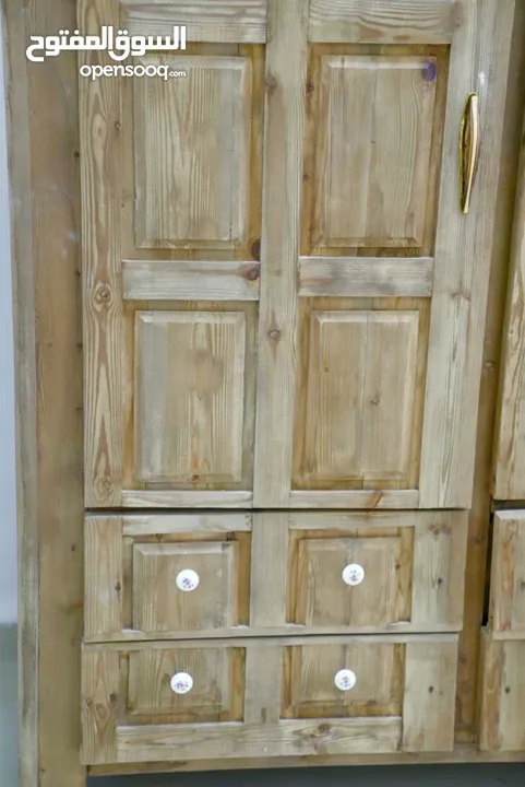خزانة غرفة نوم - خشب طبيعي 100% - جبل اللويبدة