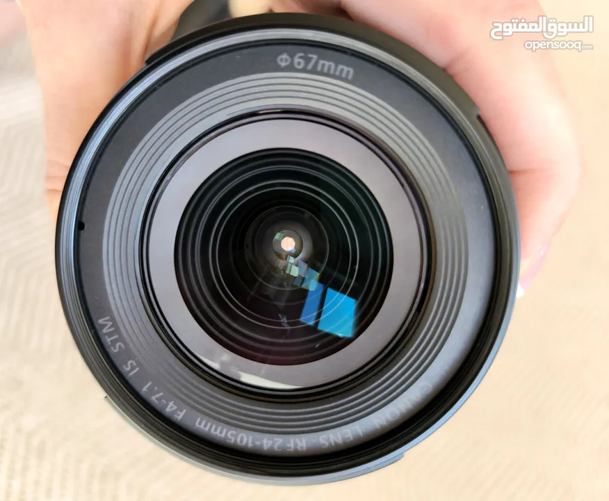 Camera Canon R + Lens RF 24-105 + Lens 85 1.8 + adapter + Flash Godox V1