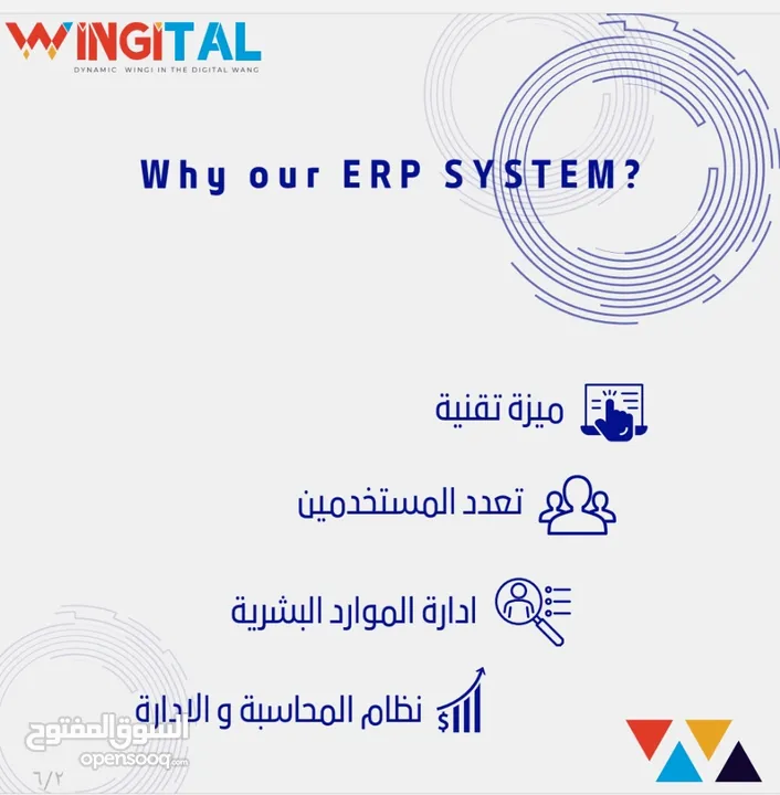 من الشركة العمانية برنامج ERP المتكامل اداري و مالي لإدارة المؤسسات برامج نظام نقطة بيع كاشير محلات