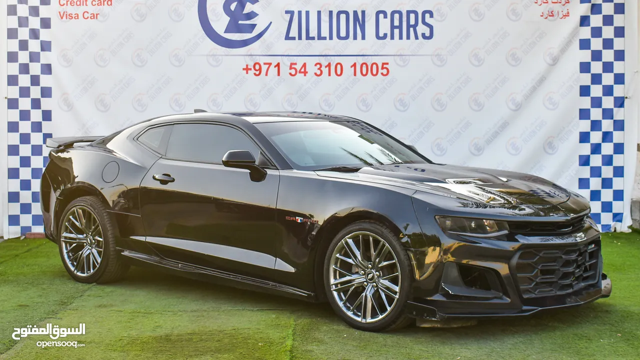 Chevrolet Camaro ZI1 - 2019 - Perfect Condition -1,248 AED/MONTHLY -1 YEAR WARRANTY + Unlimited KM*