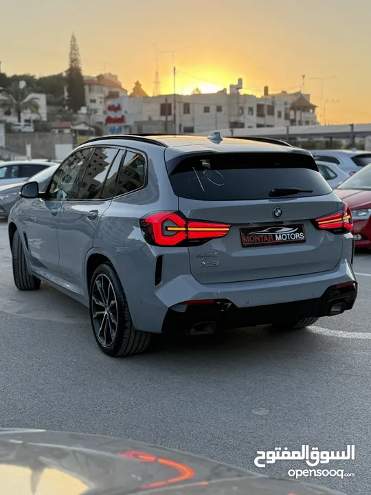 BMW x3 30e ترخيص 2022 ترخيص  محرك 2000 هايبرد plug in/يقطع على الشحنه 30 كيلو متر  293 حصان