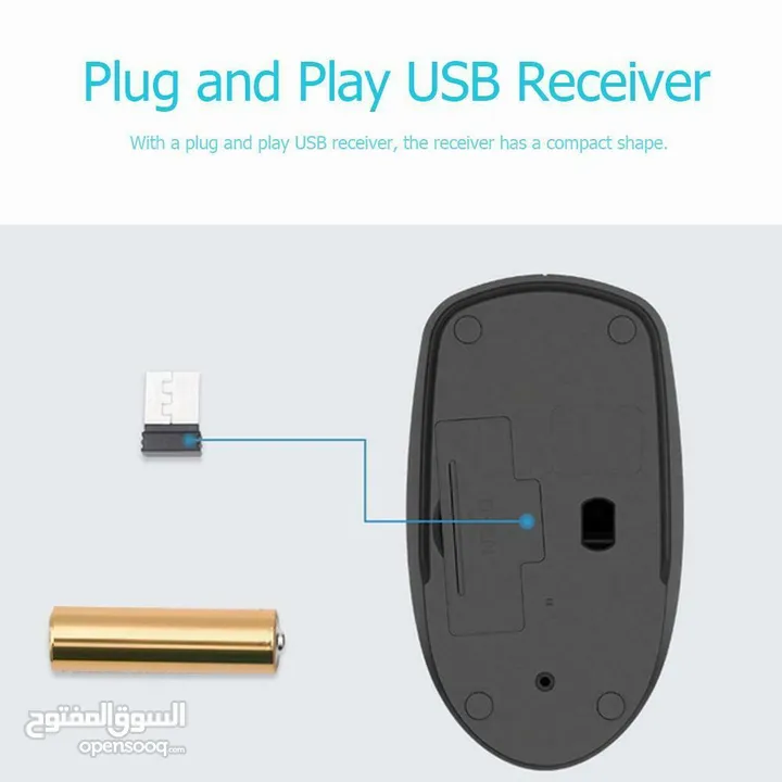mouse AOC MS320 WIRELESS ماوس ويرلس أصلي