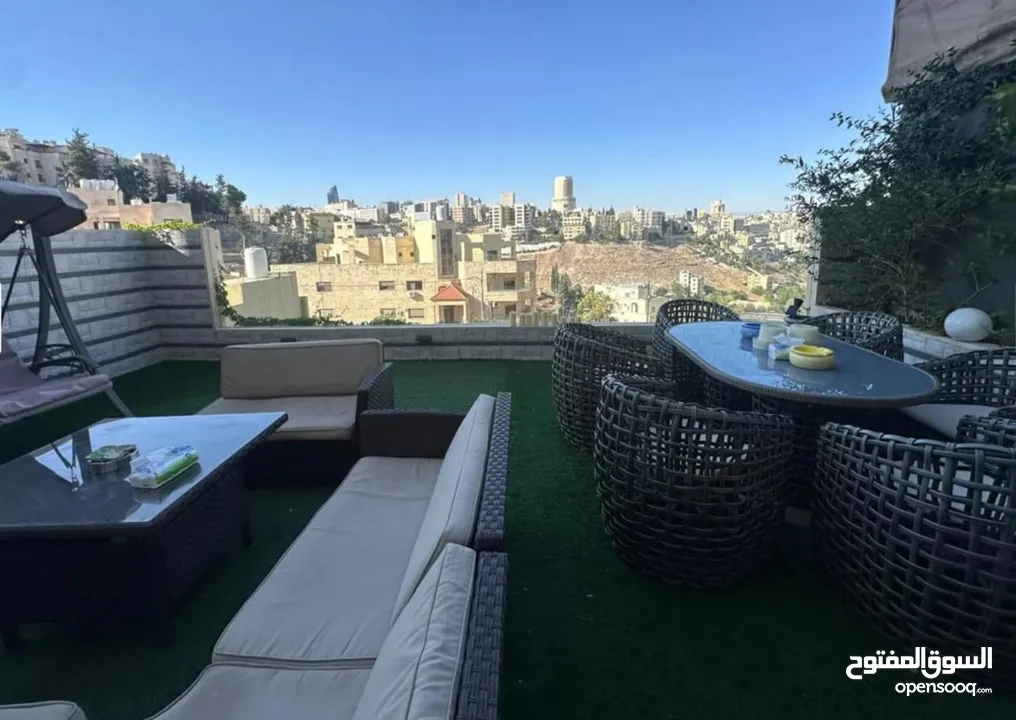 شقة مفروشة فاخرة أرقى واجمل مناطق عبدون اعلان رقم (O416)