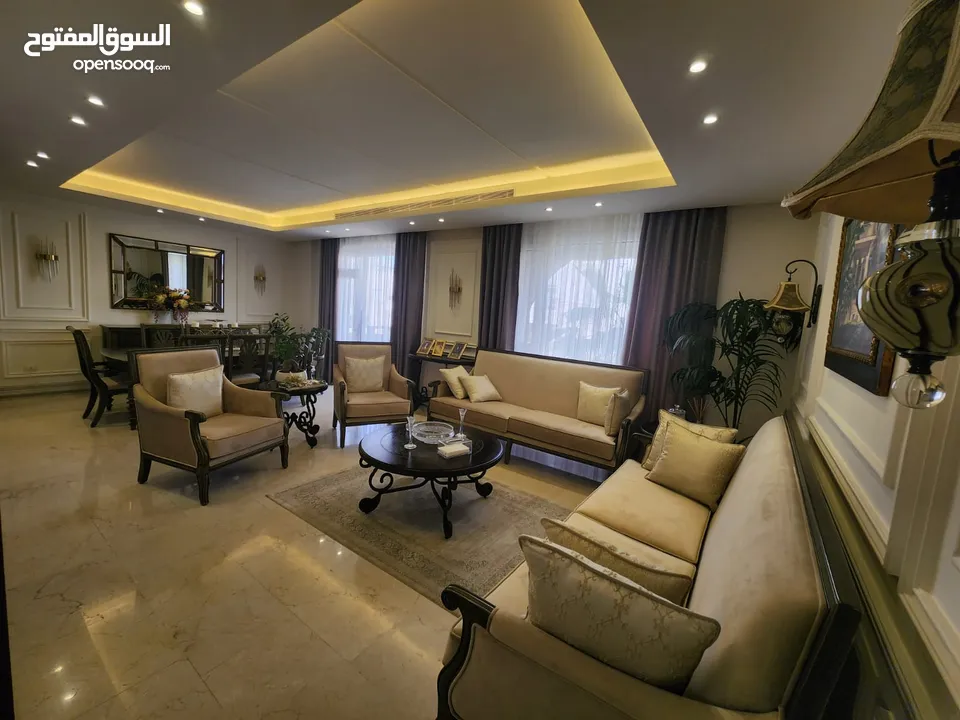 شقة فاخرة فارغة للبيع او للإيجار بمواصفات فيلا - ref : 14560