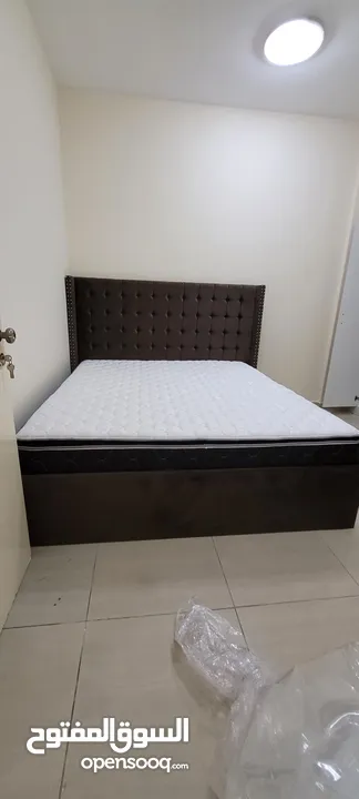 King size bed with medical mattress