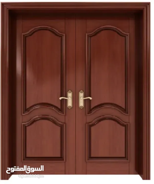 wooden doors with fixing available