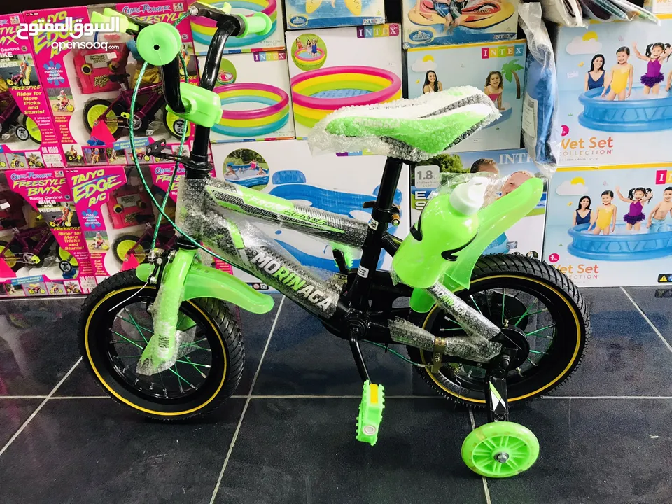دراجات هوائية للاطفال مقاس 12 insh باسعار مميزة عجلات نفخ او عجلات إسفنجية
