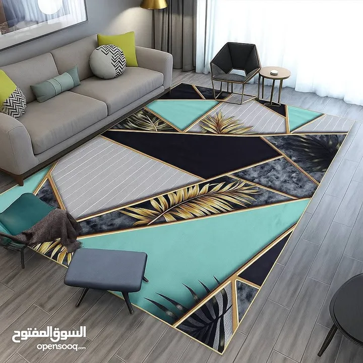 سجاد صيفي مع أرضية مانعة للانزلاق