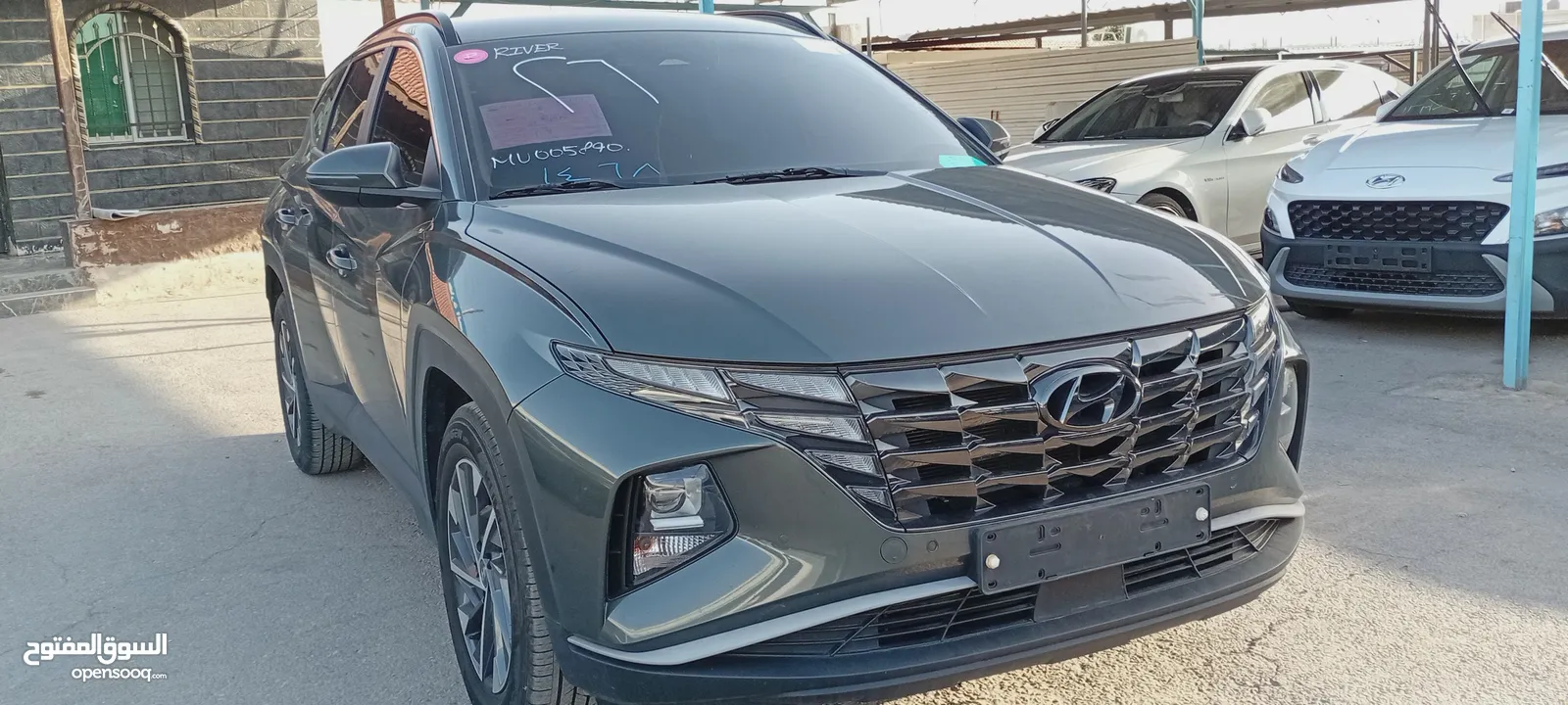 Hyundai Tucson hybrid 2021  هيونداي توسان هايبرد 2021  . وارد كوريا الجنوبية  . فحص 7 جيد -