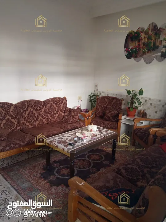 شقة فارغة أو مفروش أرضي مع ترس ومدخل مستقل