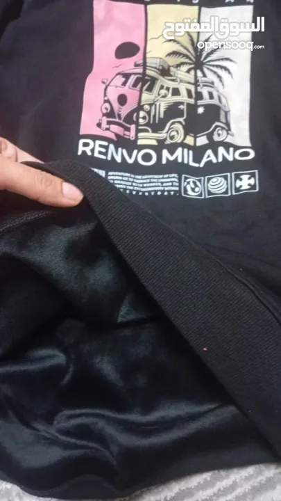 بلايز هودي مبطن بسعر العرض