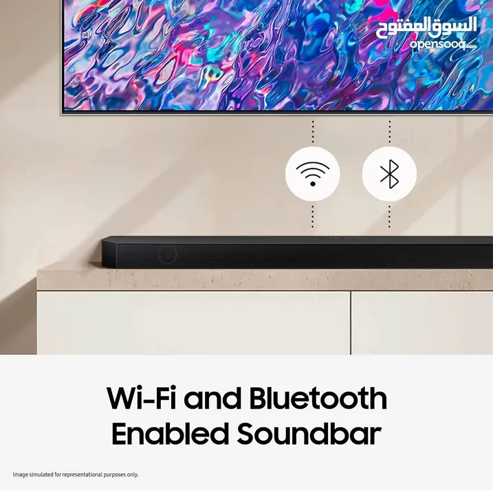 ساوند بار سامسونج Q700C ، اعلى فئه ، جديد بالكرتونه