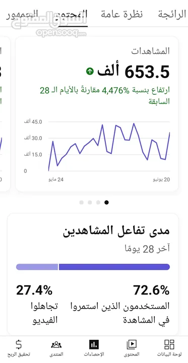 قناة يوتيوب تفاعلها ماشاء الله