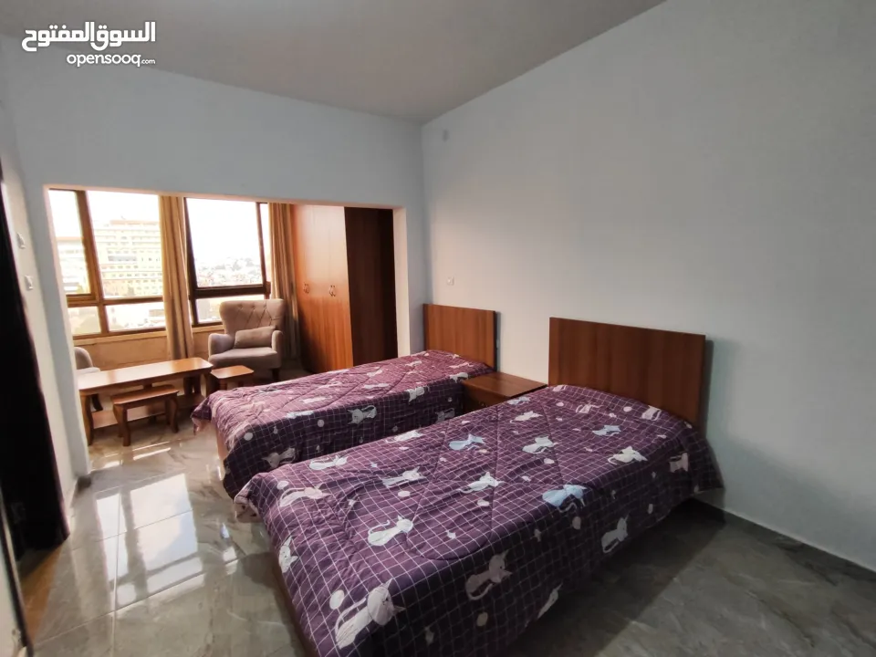 استديو مفروش للإيجار في شارع القدس قرب مطعم توستي