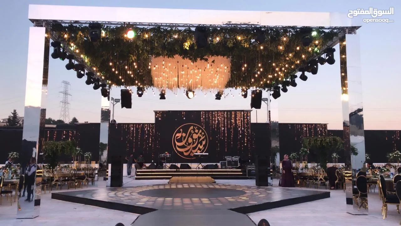 جسر إضاءة للحفلات وأفتتاح المحلات