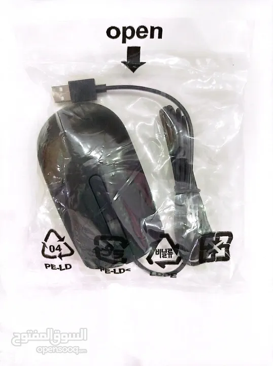 ماوس اورجينال اصلى استعمال كسر زيرو  ماوس سلكي ضوئي ديل   Mouse Optical Dell MS 116