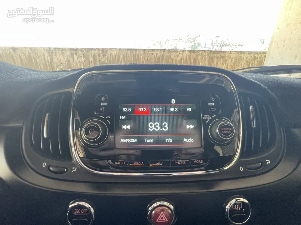 فيات 500e كهرباء للبيع موديل 2017 ممشى قليل بحالة ممتازة fiat 500e 2017