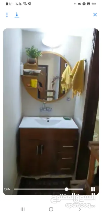 شقه طابق تاتي للبيع غرفتين وصالون ومطبخ وجمام