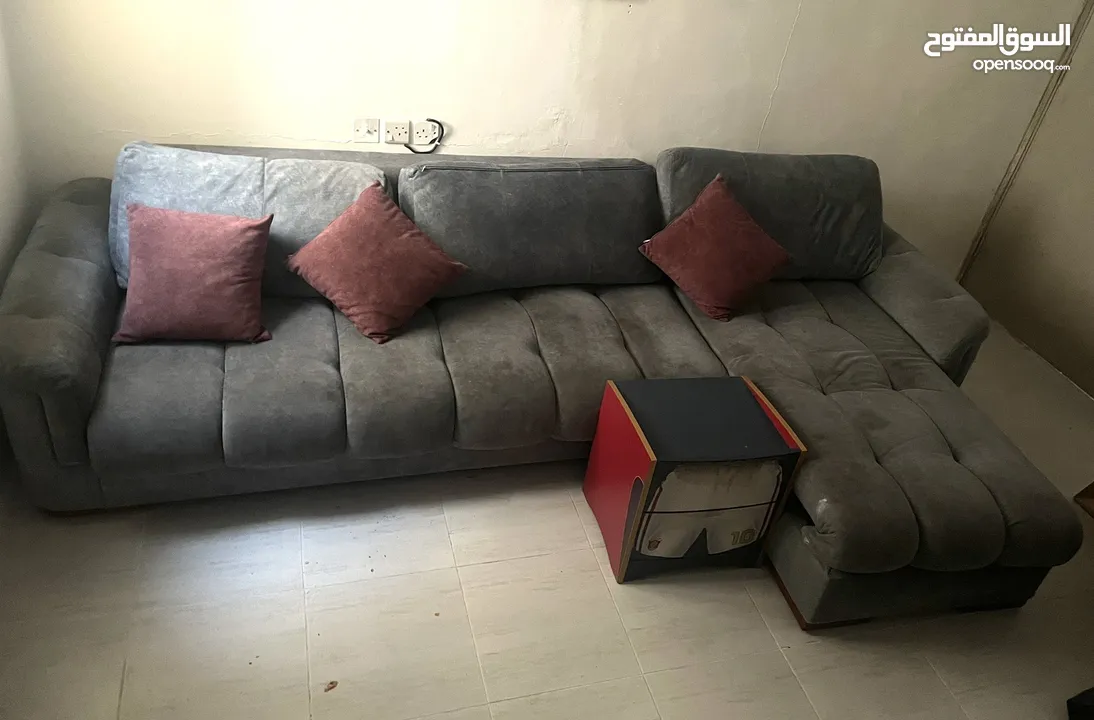 Sofa - L - Shape, with storage